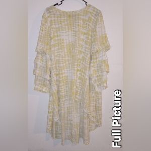 P● Luca Milano brand High low front Dress/Shirt. Size Large.